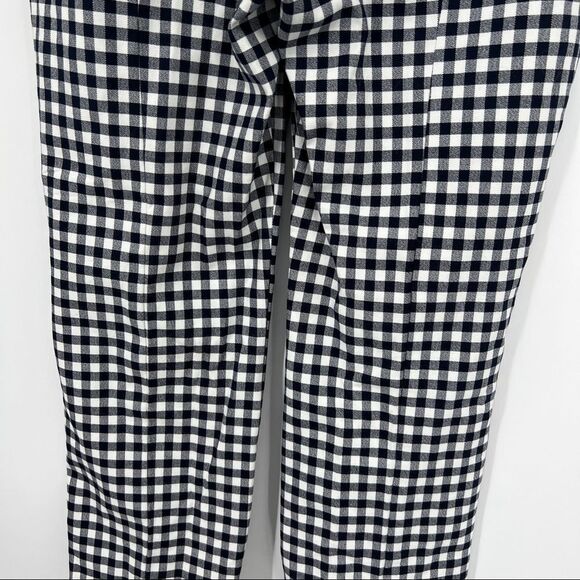 Re-Imagined By J. CREW Multi Striped Plaid Button Leg Capri Straight Leg Pants - Picture 10 of 15
